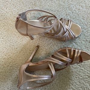 Rose gold heels